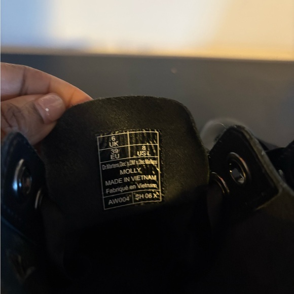 Dr. Martens Black Platform Boots - Picture 8 of 8